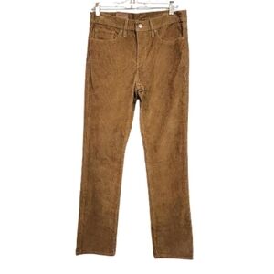 Levi's 314 Mid Rise Corduroy Straight Leg Pants 30x30 Tan
